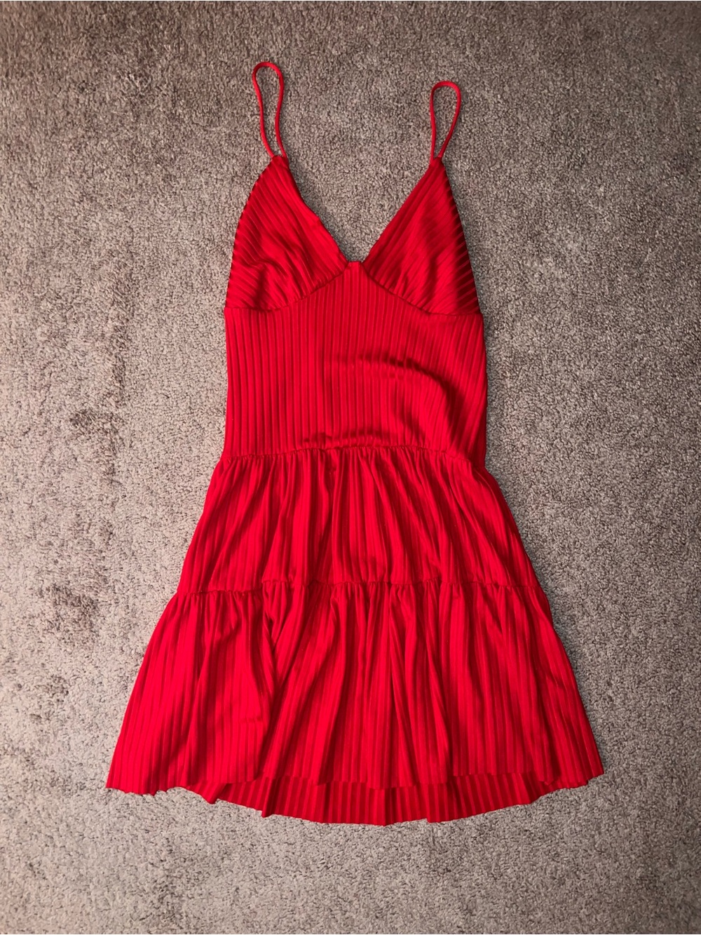 Red Ruffle Sundress